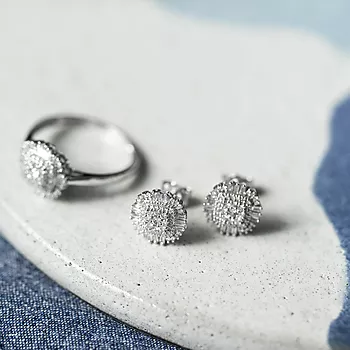 Bilde nummer 4 av Pan Jewelry, Øredobber i 585 hvitt gull med diamanter 0,38 ct