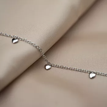 Bilde nummer 4 av Prins&Prinsesse, Armbånd til barn i 925 sølv med hjerter