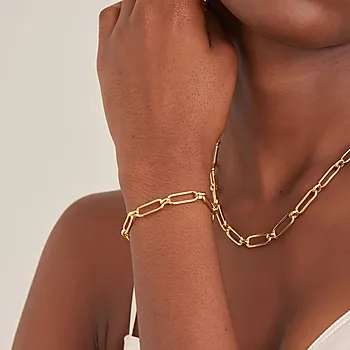 Bilde nummer 3 av Ania Haie, Chunky armbånd i forgylt 925 sølv
