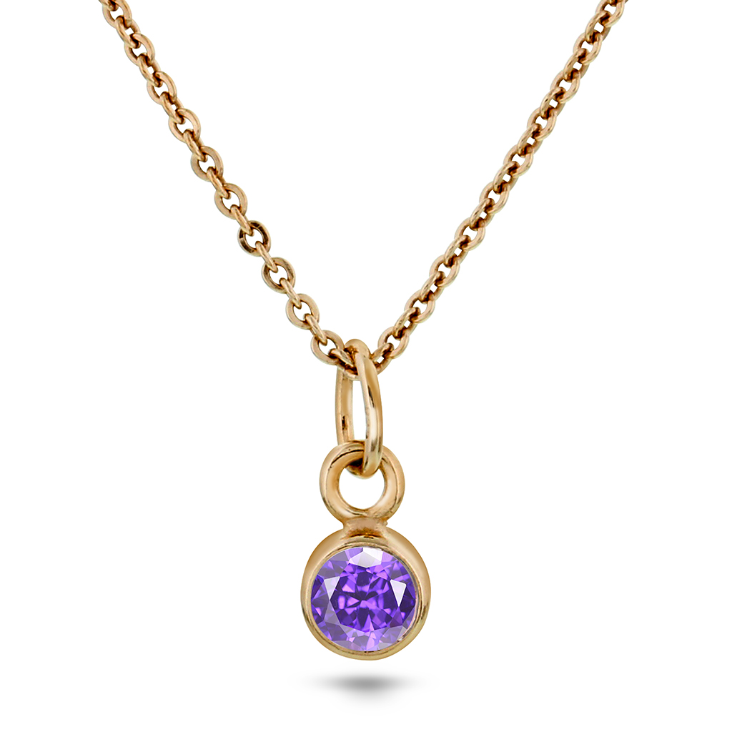 Pan Jewelry, Anheng i 925 rosèforgylt sølv med zirkonia