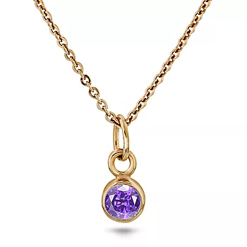 Pan Jewelry, Anheng i 925 rosèforgylt sølv med zirkonia