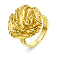 Janne Formoe by Pan Jewelry, Ring i 925 forgylt sølv med struktur