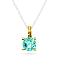 Pan Jewelry Drops, Anheng i 585 gult gull med syntetisk Spinell