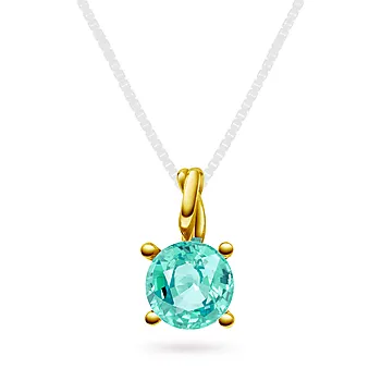 Pan Jewelry Drops, Anheng i 585 gult gull med syntetisk Spinell