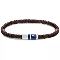 Tommy Hilfiger, Armbånd med brunt skinn