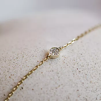 Bilde nummer 2 av Pan Jewelry, Armbånd i 925 forgylt sølv med zirkonia