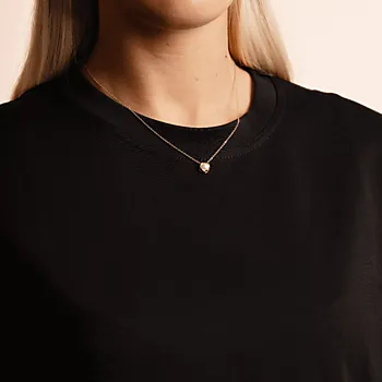 Bilde nummer 2 av Kitty smykke i forgylt messing med glassperle