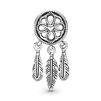 Pandora Moments, Charm i 925 sølv med drømmefanger