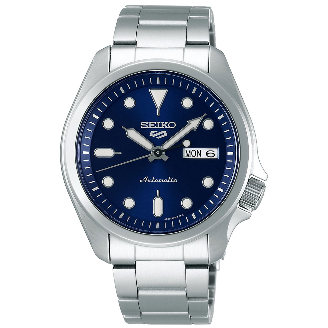 Seiko, 5 Sports Automatic herreklokke med stållenke