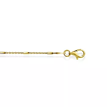 Pan Jewelry, Kjede i forgylt 925 sølv 1,1 mm, 42-80 cm