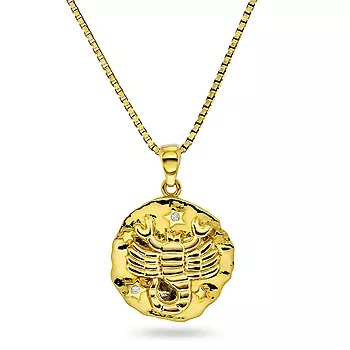 Pan Jewelry, Smykke i 925 forgylt sølv med zirkonia og Skorpionen