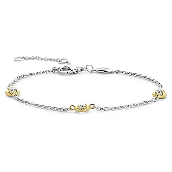 Ti Sento, Armbånd i 925 sølv og forgylte detaljer