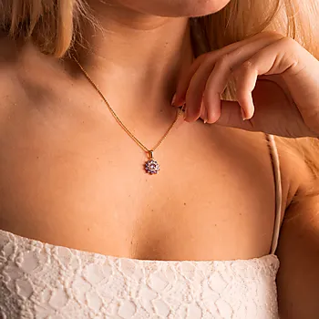 Bilde nummer 2 av Pan Jewelry, Smykke i forgylt 925  sølv med zirkonia