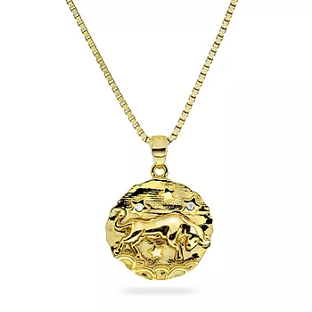 Pan Jewelry, Smykke i 925 forgylt sølv med zirkonia og Tyren