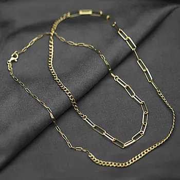 Bilde nummer 3 av Pan Jewelry, Kjede i forgylt 925 sølv, 83 cm