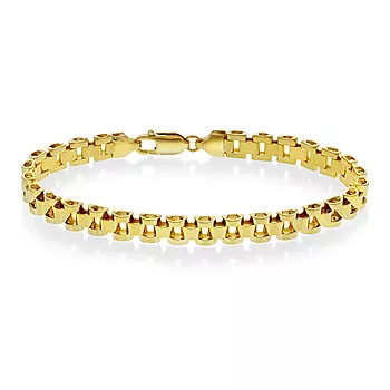 Armbånd i forgylt sølv, 20,5 cm