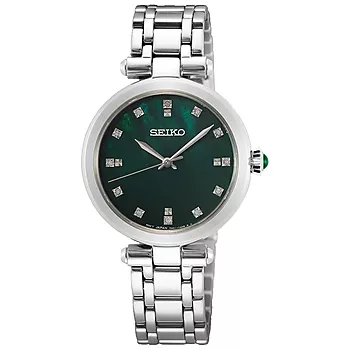 Seiko, Basic dameklokke med diamanter og perlemorskive