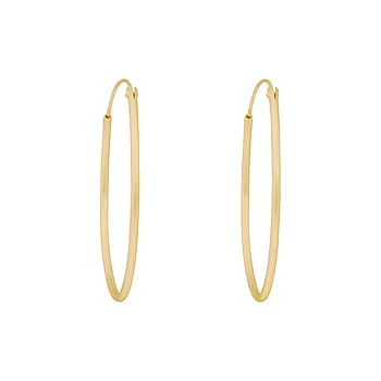 Liddy øreringer i forgylt messing