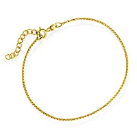 Pan Jewelry, Veneziansk armbånd i forgylt 925 sølv, 19 cm