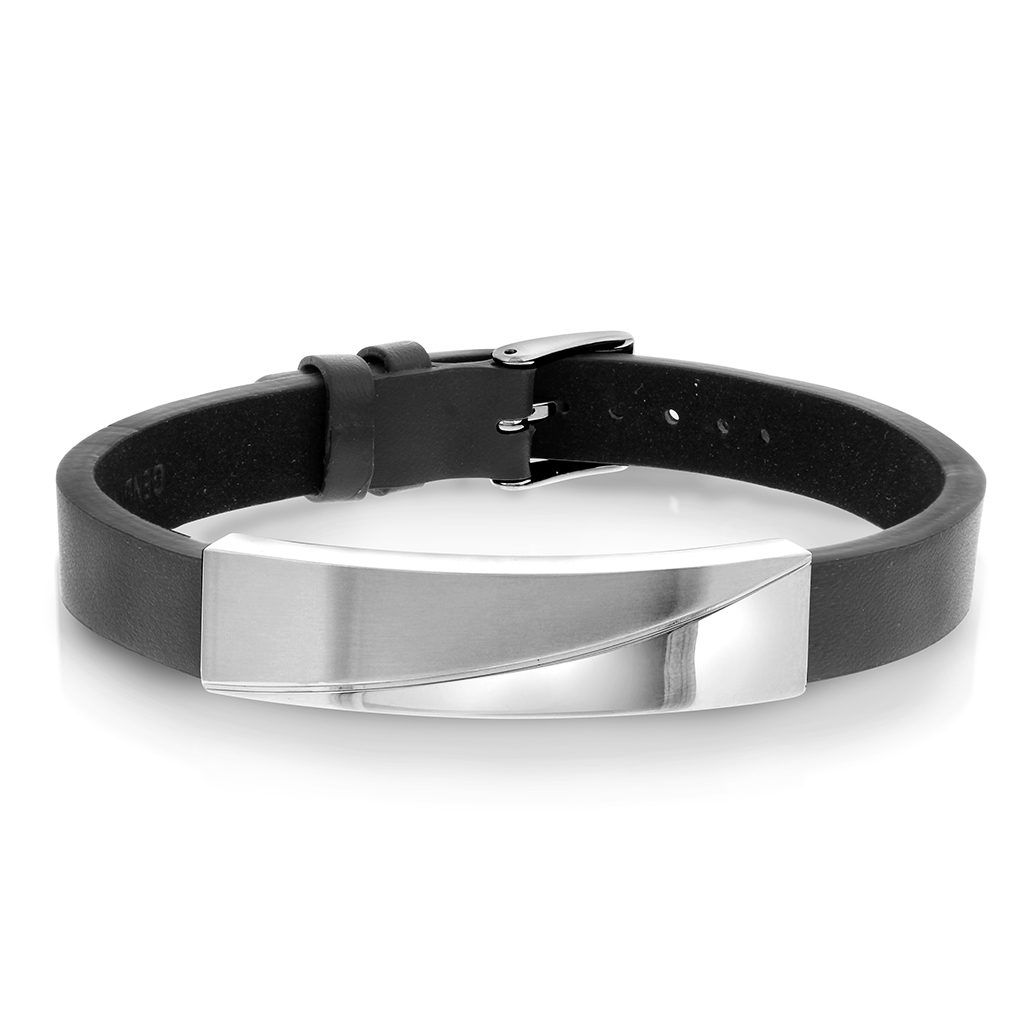 Alexander, Armbånd i stål og skinn