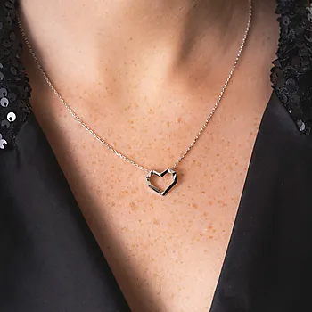 Bilde nummer 2 av Pan Jewelry, Smykke i 925 sølv med hjerte
