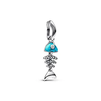 Pandora Moments, Charm i  925 sølv med fiskebein