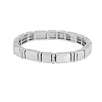 Brick armbånd i messing med strikk