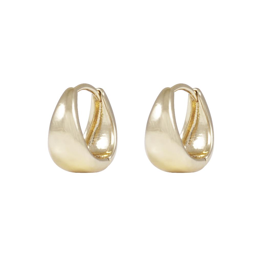 Snö Of Sweden Honey Drop Earring Gold 15mm