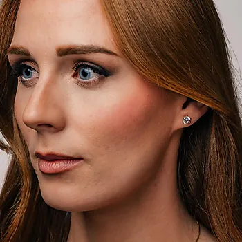 Bilde nummer 2 av Contessa LAB diamantøredobber i 585 gult gull 2,00 ct