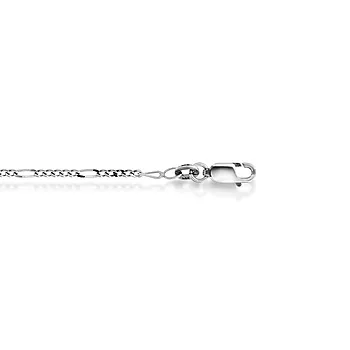 Pan Jewelry, Figaro kjede i 925 sølv 1,7 mm, 42-60 cm