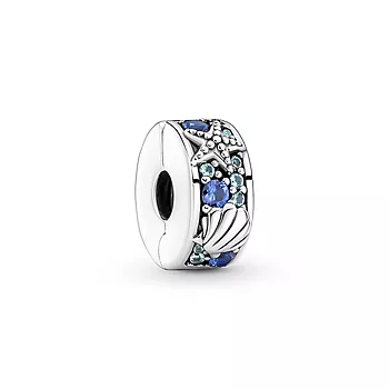 Pandora Moments, Klemmecharm i 925 sølv med tropisk sjøstjerne