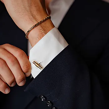 Bilde nummer 4 av Ur armbånd i forgylt stål