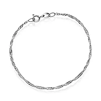 Pan Jewelry, Singapore armbånd i 585 hvitt gull