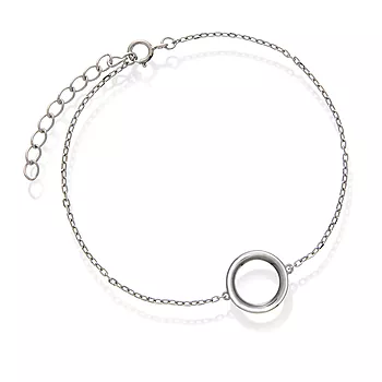 Pan Jewelry, Armbånd i 925 sølv med sirkel