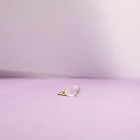 Bilde nummer 4 av Crystal Clear charms i 925 forgylt sølv med bergkrystall