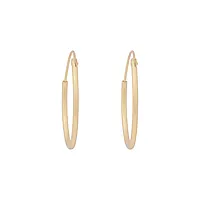 Liddy øreringer i forgylt messing