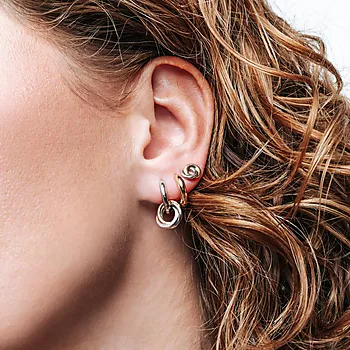 Bilde nummer 3 av Øredobber i 925 flerfarget sølv