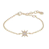 Stellaris armbånd i forgylt messing med stjerne