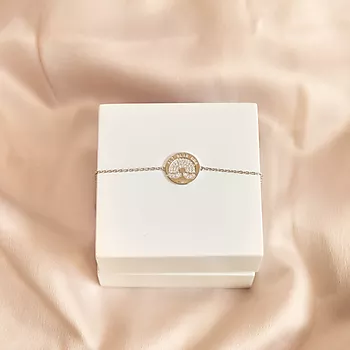 Bilde nummer 4 av Pan Jewelry, Armbånd i 925 sølv med hvite zirkonia og teksten “Alt blir bra”