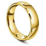 Giftering i 375 gult gull | 5 mm bredde