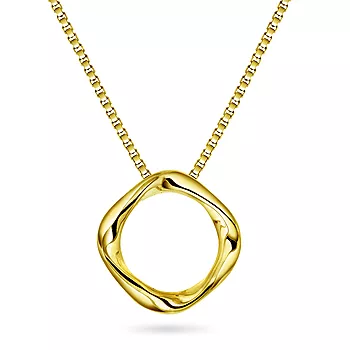 Pan Jewelry, Bølge smykke i 925 forgylt sølv