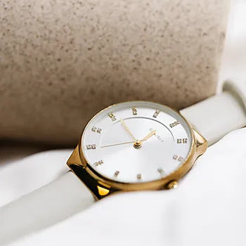 Bilde nummer 2 av Dilligaf, Dameklokke med beige rem