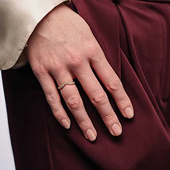 Bilde nummer 2 av Fairytale LAB diamantring i 585 gult gull 0,30 ct