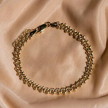 Bilde nummer 2 av Pan Jewelry, Armbånd i forgylt 925 sølv, 21 cm