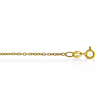 Pan Jewelry, Ankerkjede i forgylt 925 sølv 1,7 mm, 60 cm