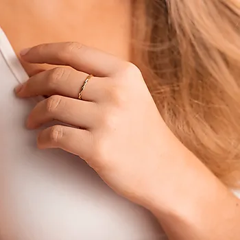 Bilde nummer 2 av Pan Jewelry, Friendship ring i forgylt 925 sølv