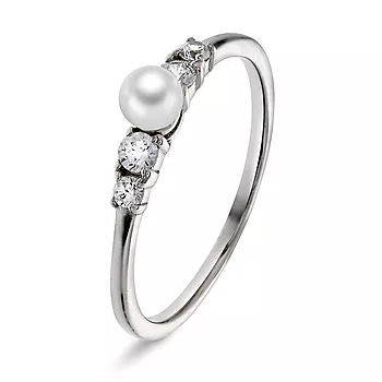 Pan Jewelry, Ring i 925 sølv med perlemor