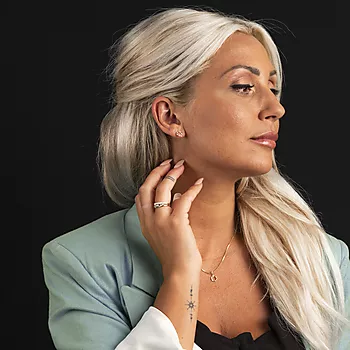 Bilde nummer 2 av Pan Jewelry, Anheng i 585 gult gull med zirkonia