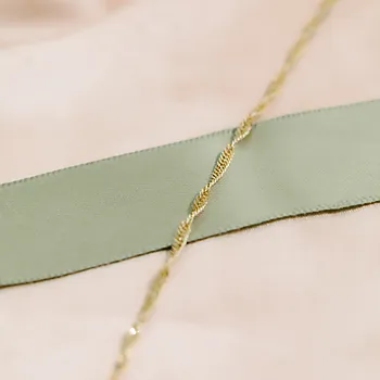 Bilde nummer 4 av Pan Jewelry, Singapore armbånd i 585 gult gull