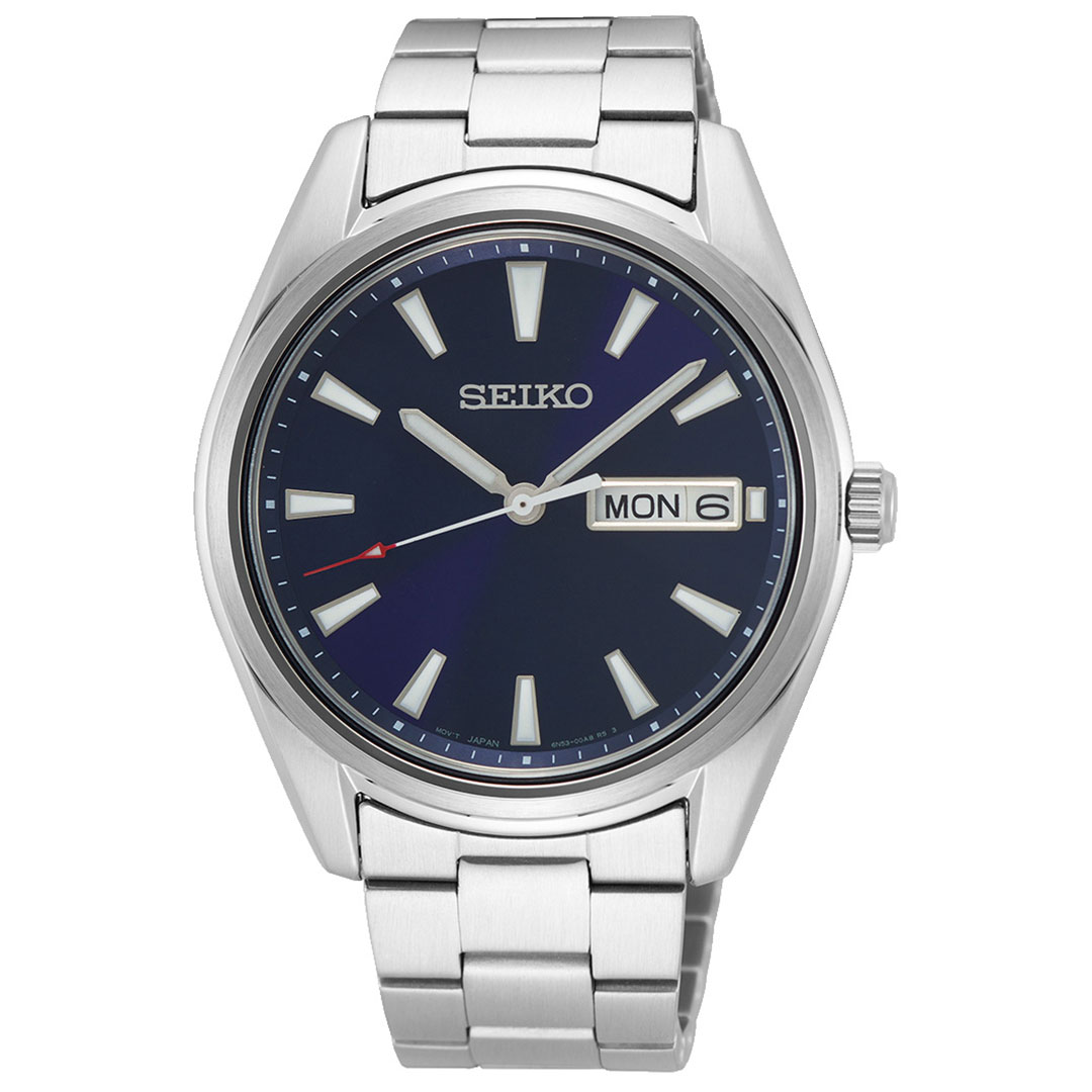 Seiko, Basic herreklokke med stållenke